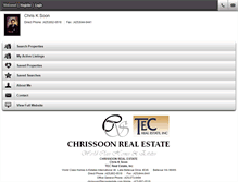 Tablet Screenshot of chrissoon.com